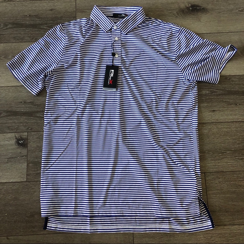 RLX Ralph Lauren Wicking UV Polo Golf Shirt L